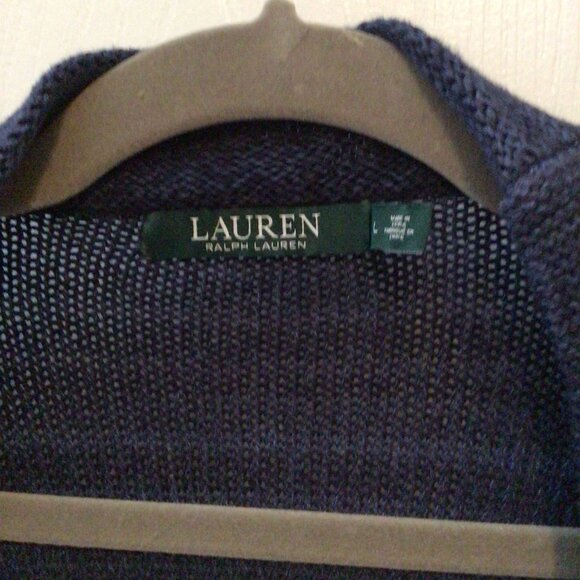 Striped, Long-Sleeve sweater coat - Picture 2 of 3